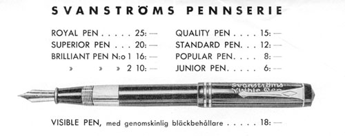 Svanströms pennor